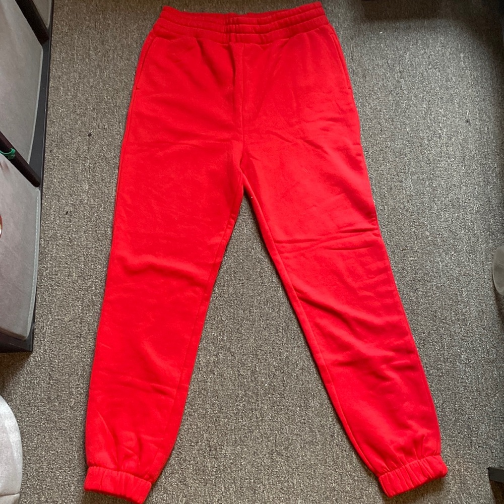 H&M Red sweatpants